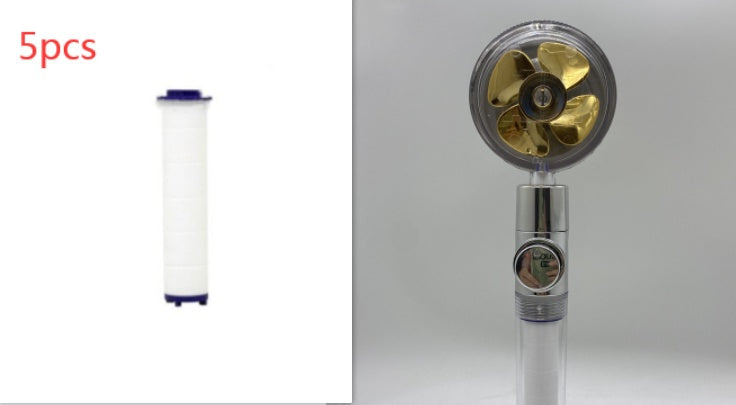 Water-Saving Handheld Shower Head with 360° Rotation and Adjustable Angles