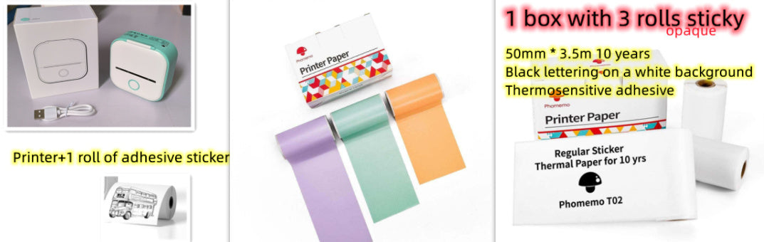 Compact Eco-Friendly Portable Label Printer for Home Organization