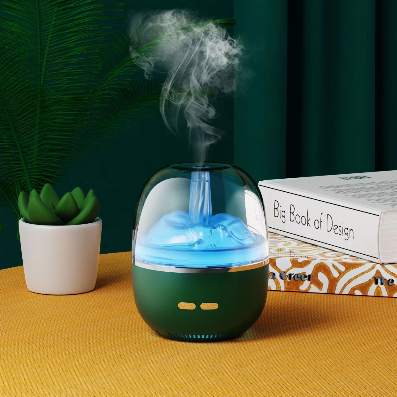 Compact Aromatherapy Humidifier with Water-Saving Technology