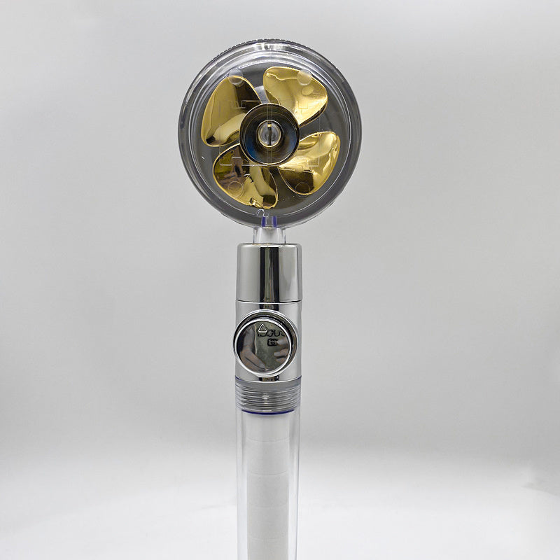Water-Saving Handheld Shower Head with 360° Rotation and Adjustable Angles