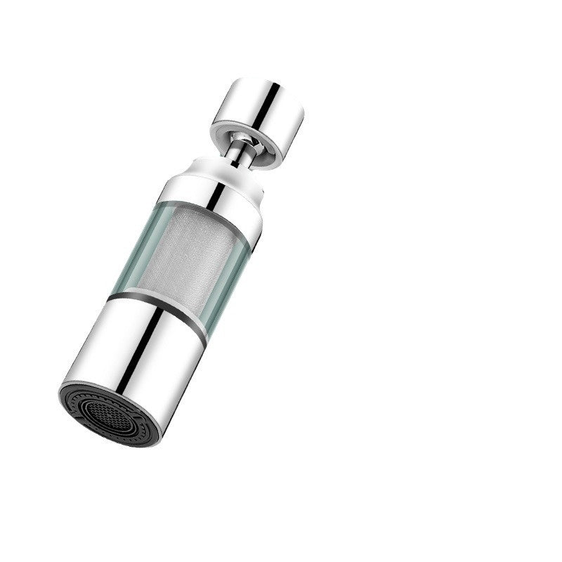 Universal Water-Saving Faucet Attachment with Multi-Stage Filtration