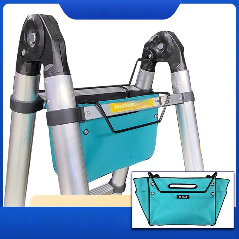 Durable Waterproof Herringbone Ladder Tool Storage Bag - Blue