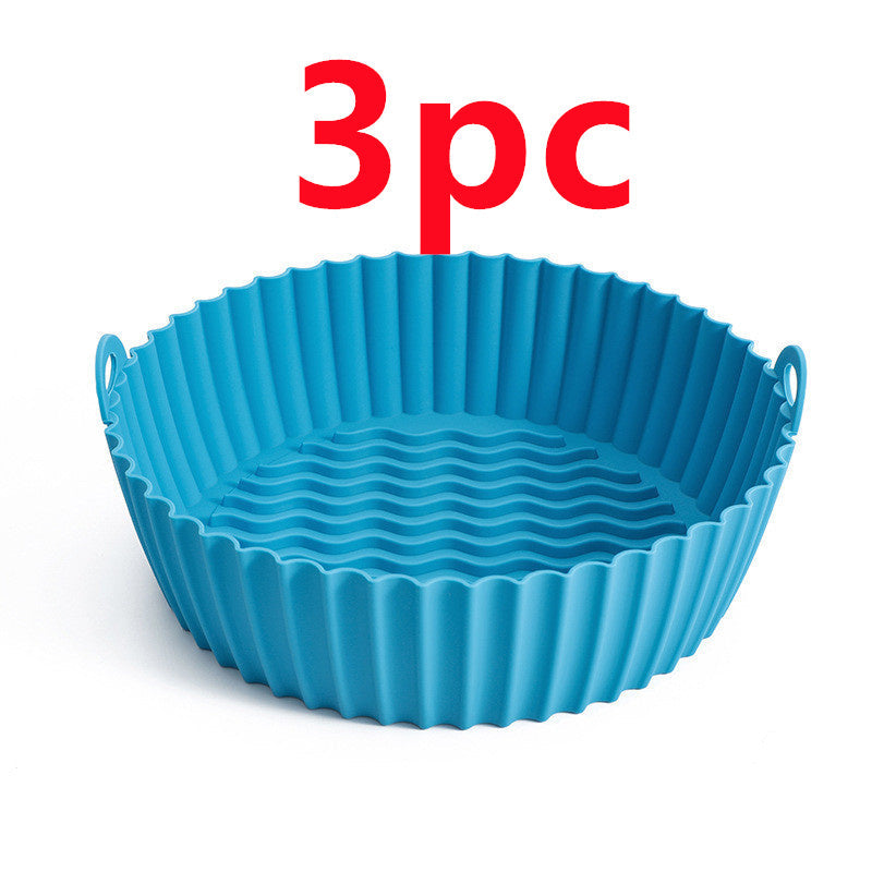 Eco-Friendly Silicone Baking Tray for Air Fryers - Reusable & Durable