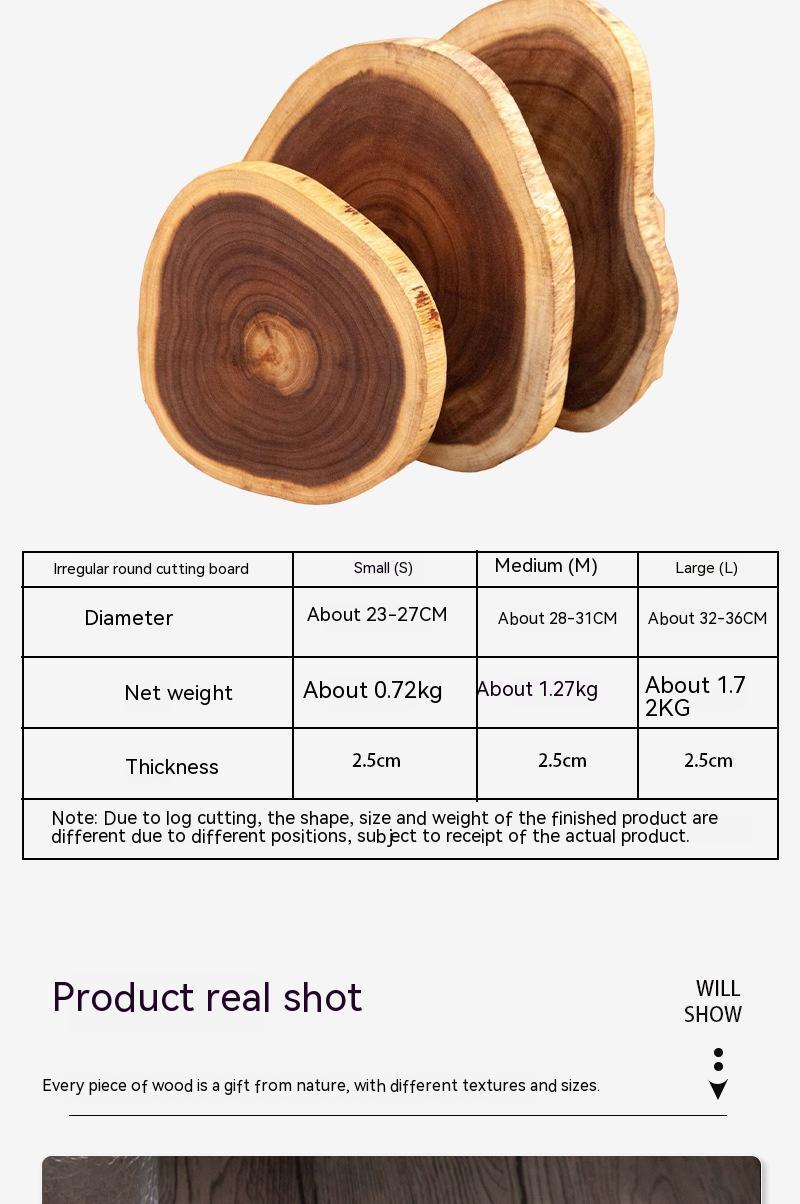 Organic Acacia Wood Cutting Board - Eco-Friendly, Durable, Sustainable