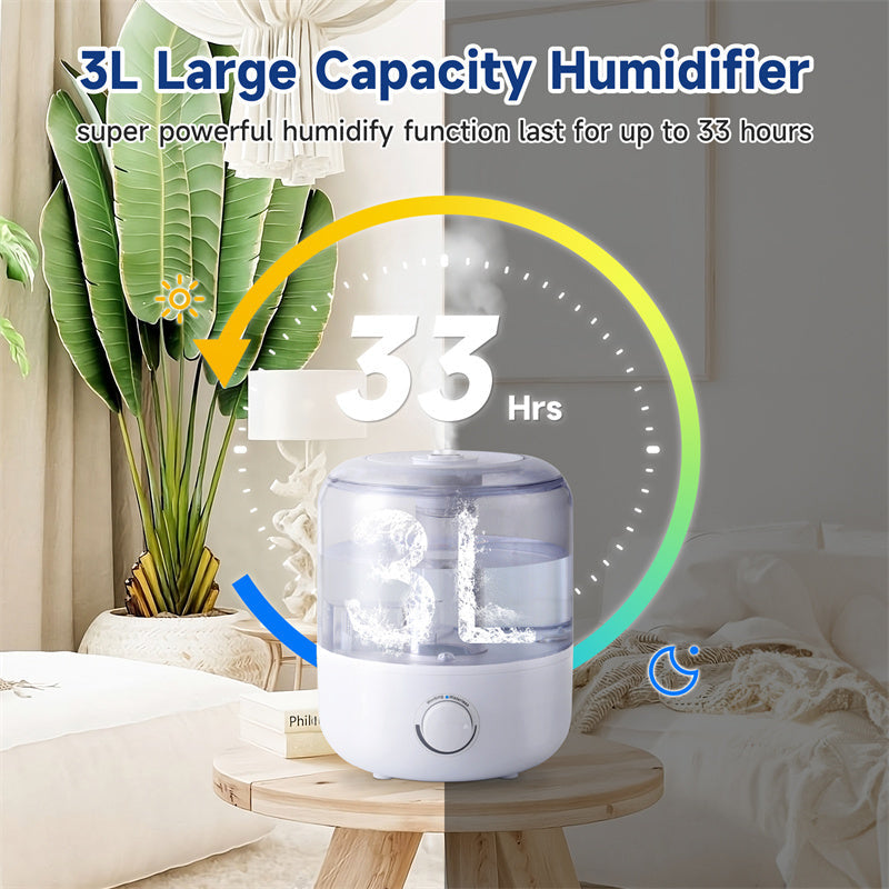 Compact BPA-Free Humidifier for Enhanced Air Quality