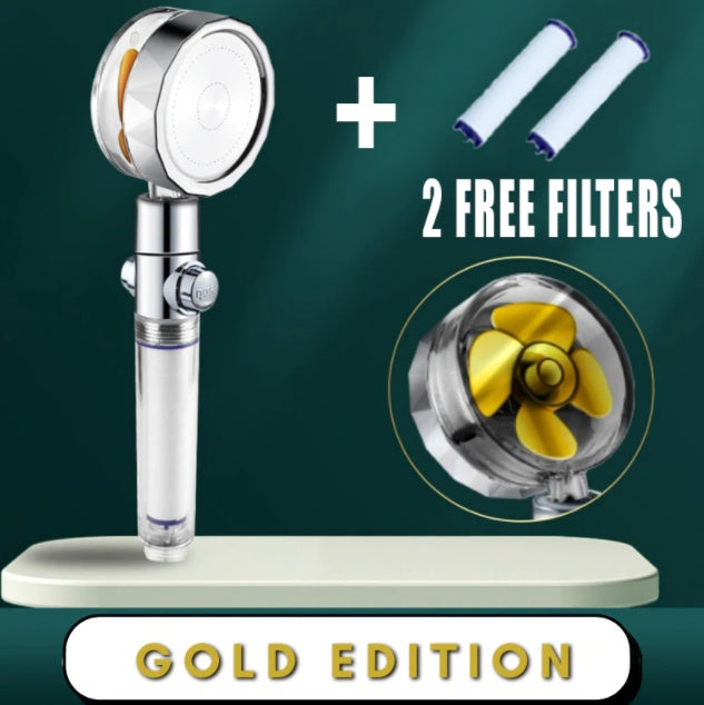 Water-Saving Handheld Shower Head with 360° Rotation and Adjustable Angles