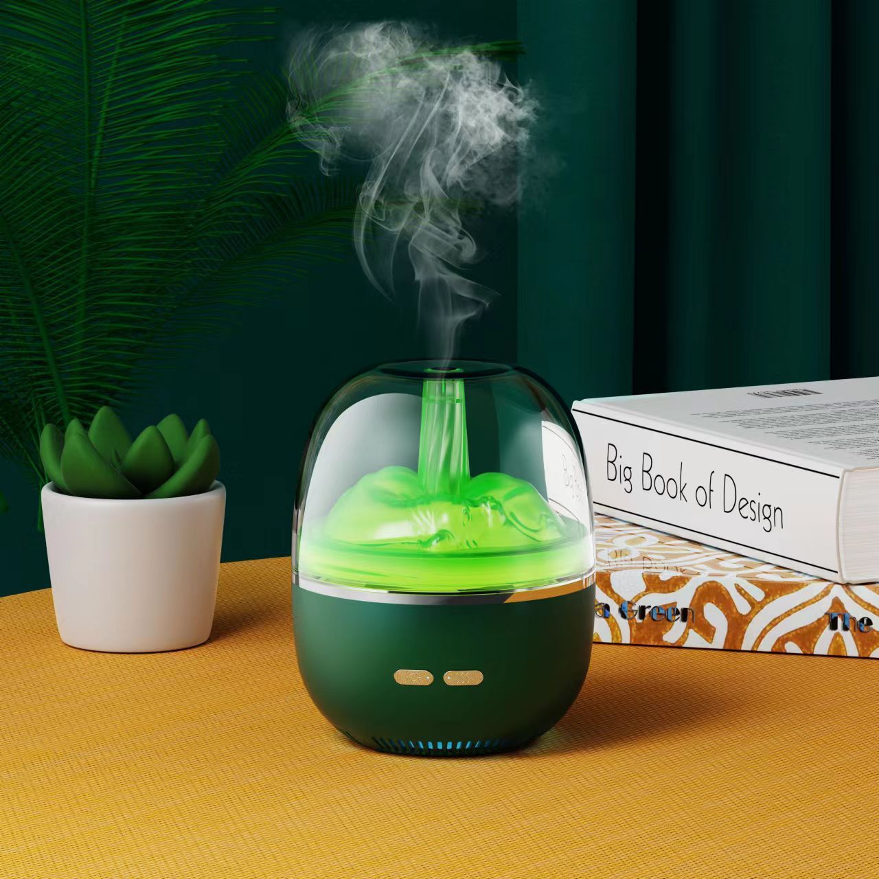 Compact Aromatherapy Humidifier with Water-Saving Technology