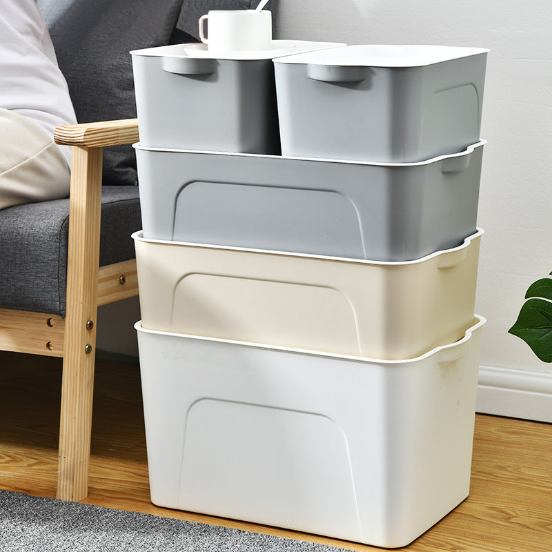 Stackable Rectangular Storage Bins - Space-Saving, Durable, Multi-Use