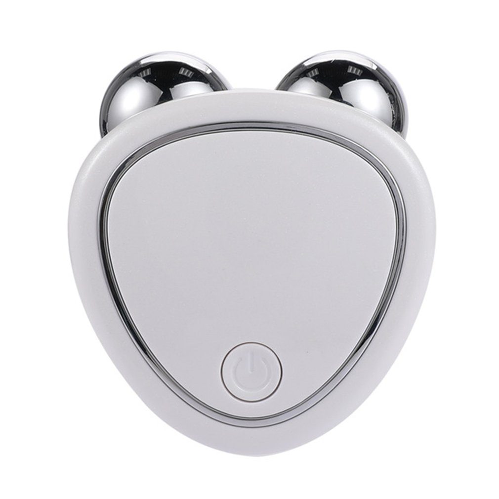 Pink V-Shaped Facial Massager for Wellness and Sustainability