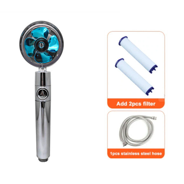 Water-Saving Handheld Shower Head with 360° Rotation and Adjustable Angles
