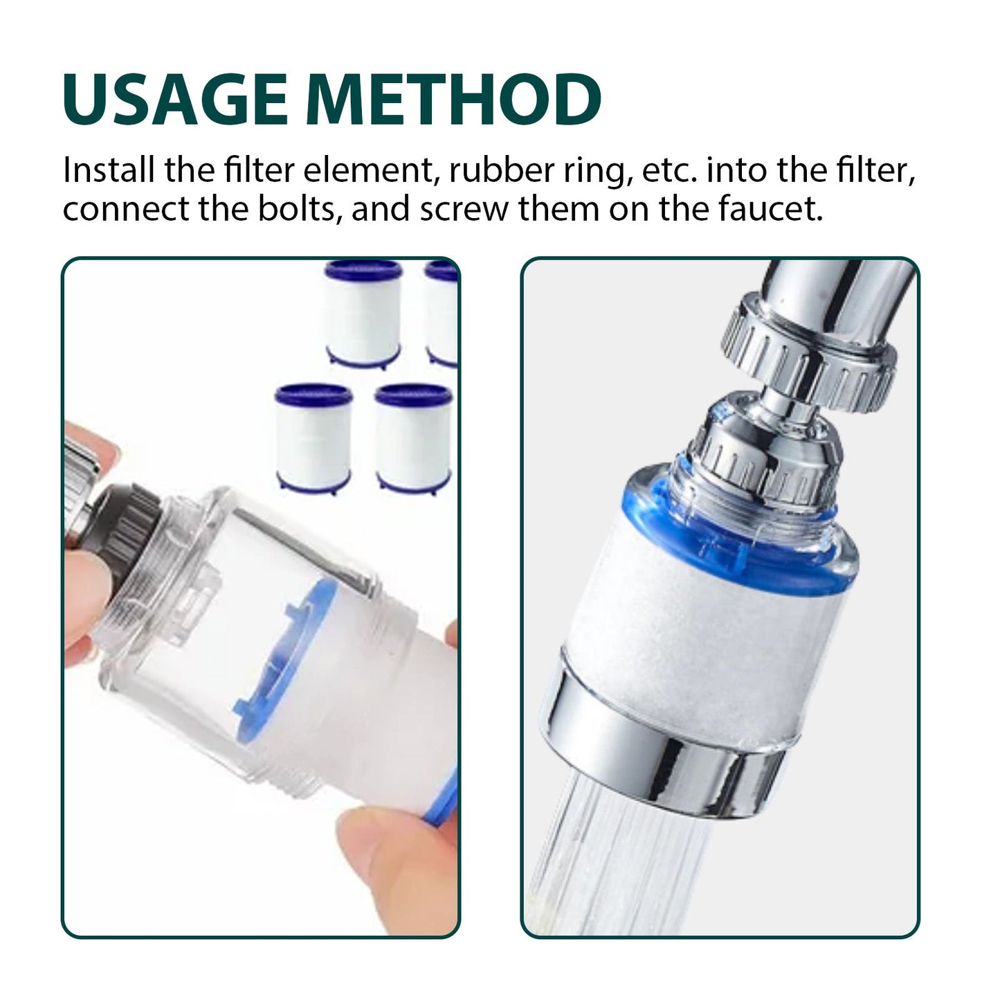 Eco-Friendly Faucet Water Filter - Save Water & Improve Quality