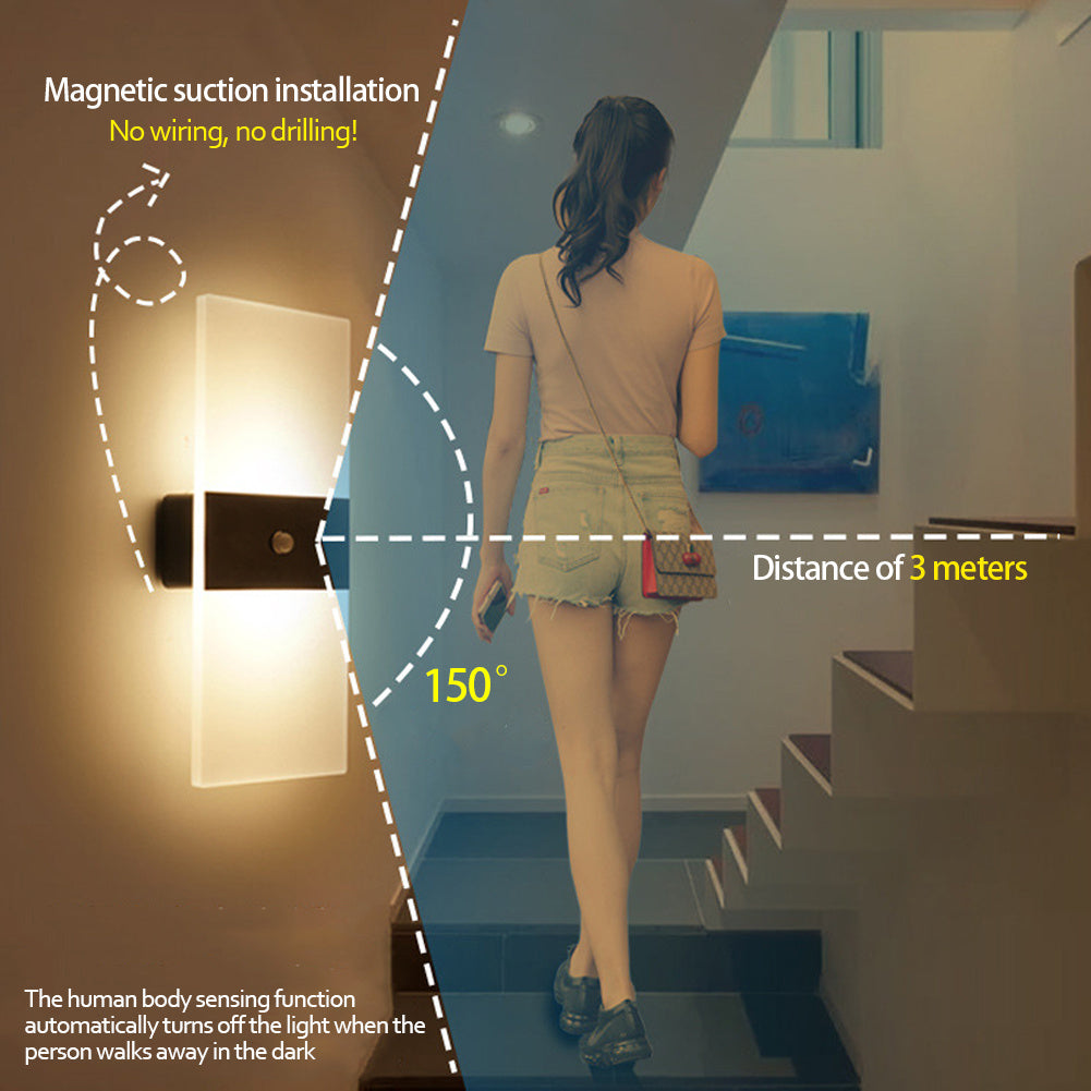 Rechargeable Touch Dimming Wall Light - Eco-Friendly, No Wiring Needed