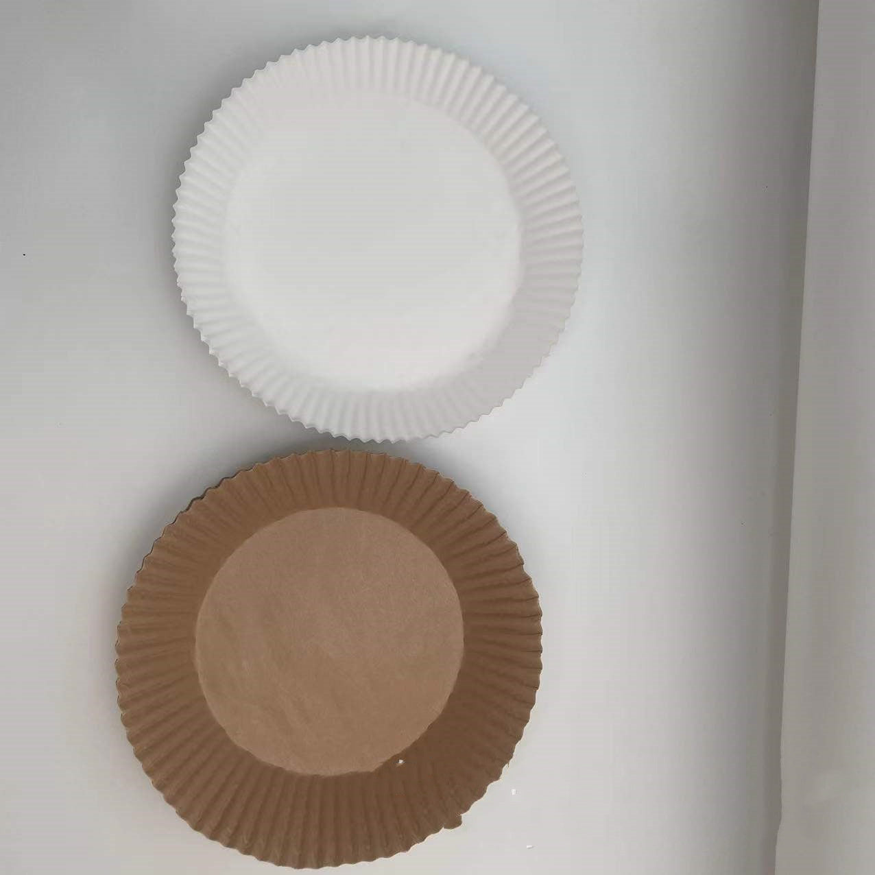 Eco-Friendly Air Fryer Paper Liners - Unbleached, Biodegradable, Round