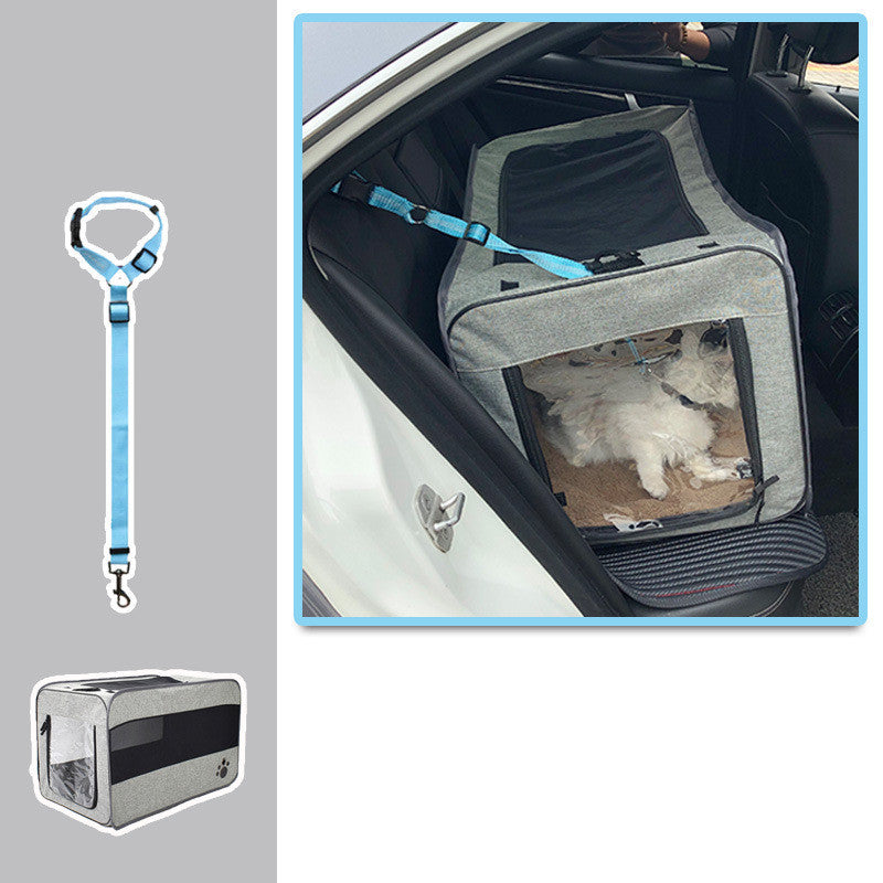 Portable Eco-Friendly Pet Crate for Travel and Home