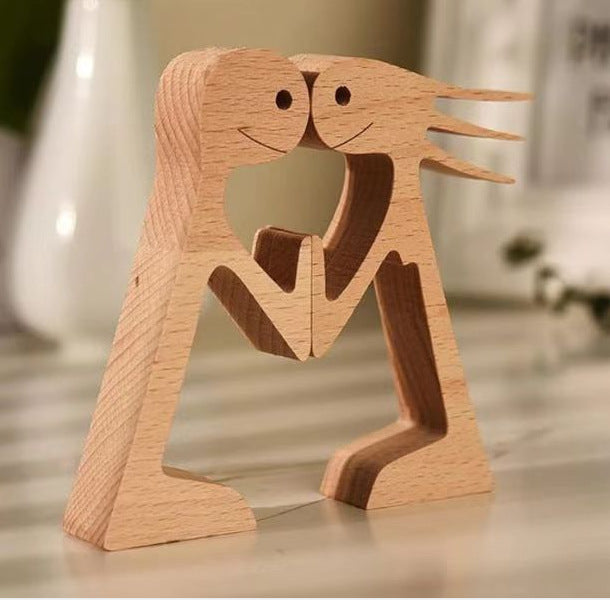 Eco-Friendly Wooden Animal Figurines - Sustainable Home Decor