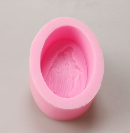 Eco-Friendly Light Green Oval Soap Bar - Natural & Biodegradable