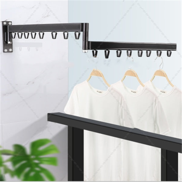 Space-Saving Wall-Mounted Clothes Drying Rack - Eco-Friendly, Durable, Easy Installation