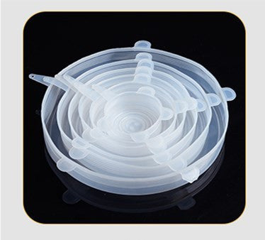 Eco-Friendly Silicone Stretch Lids - Reusable Food Storage Solution