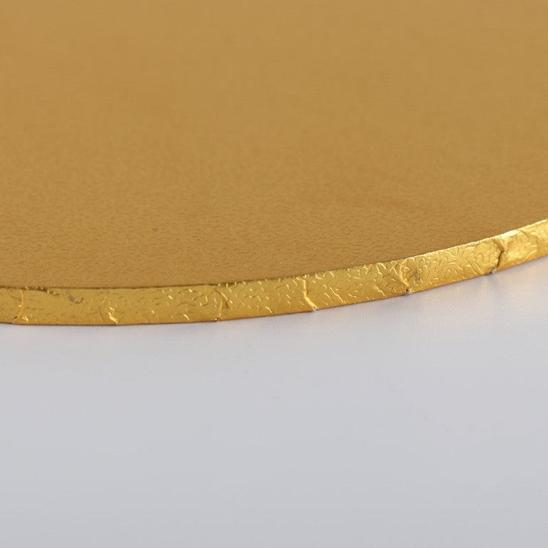 Gold Circular Eco-Friendly Coasters - Sustainable & Stylish