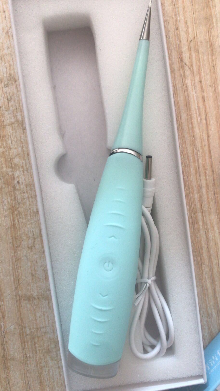 Mint Green & Lavender Electric Tooth Cleaner - Eco-Friendly Dental Device