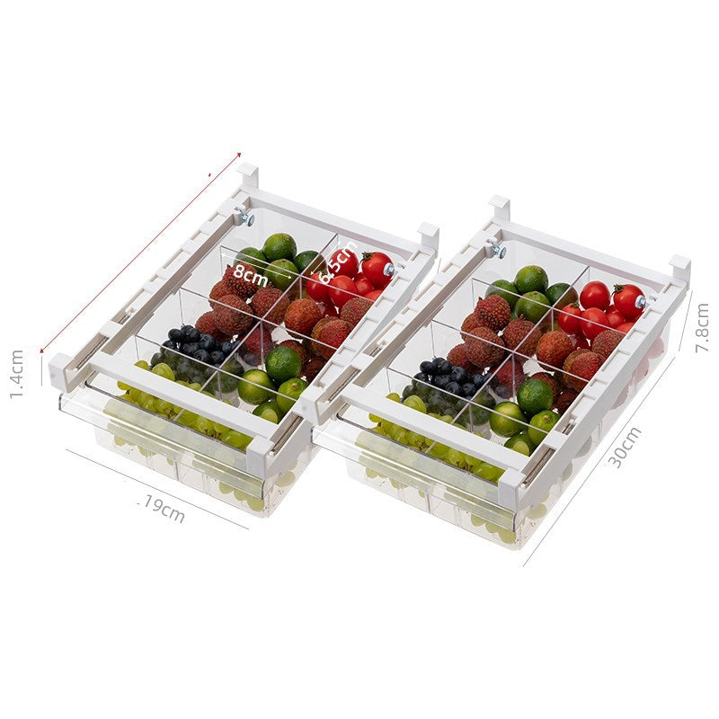 Transparent Egg Storage Tray for Refrigerator Organization