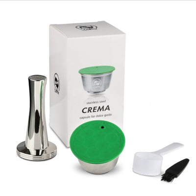 Eco-Friendly Reusable Coffee Capsule Set - Stainless Steel, Zero Waste