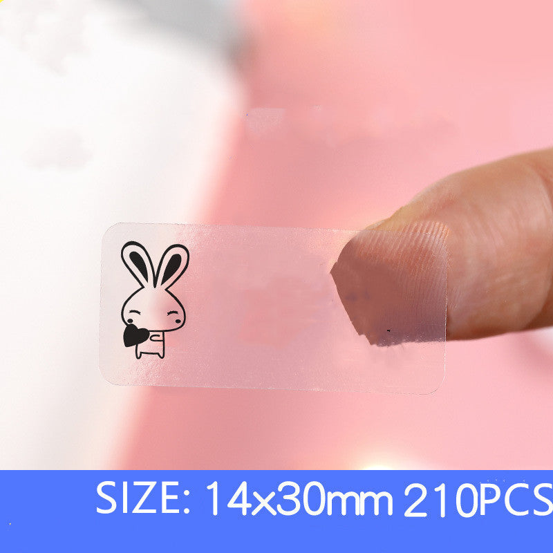 Eco-Friendly Heart Pattern Adhesive Labels - Sustainable & Biodegradable