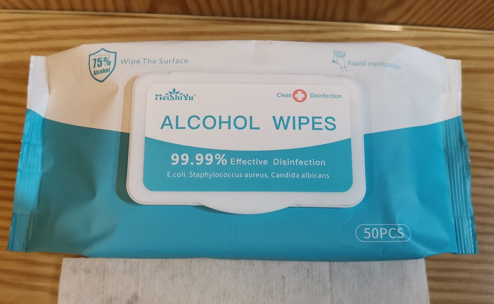 Eco-Friendly Alcohol Wipes - Portable Disinfectant Solution