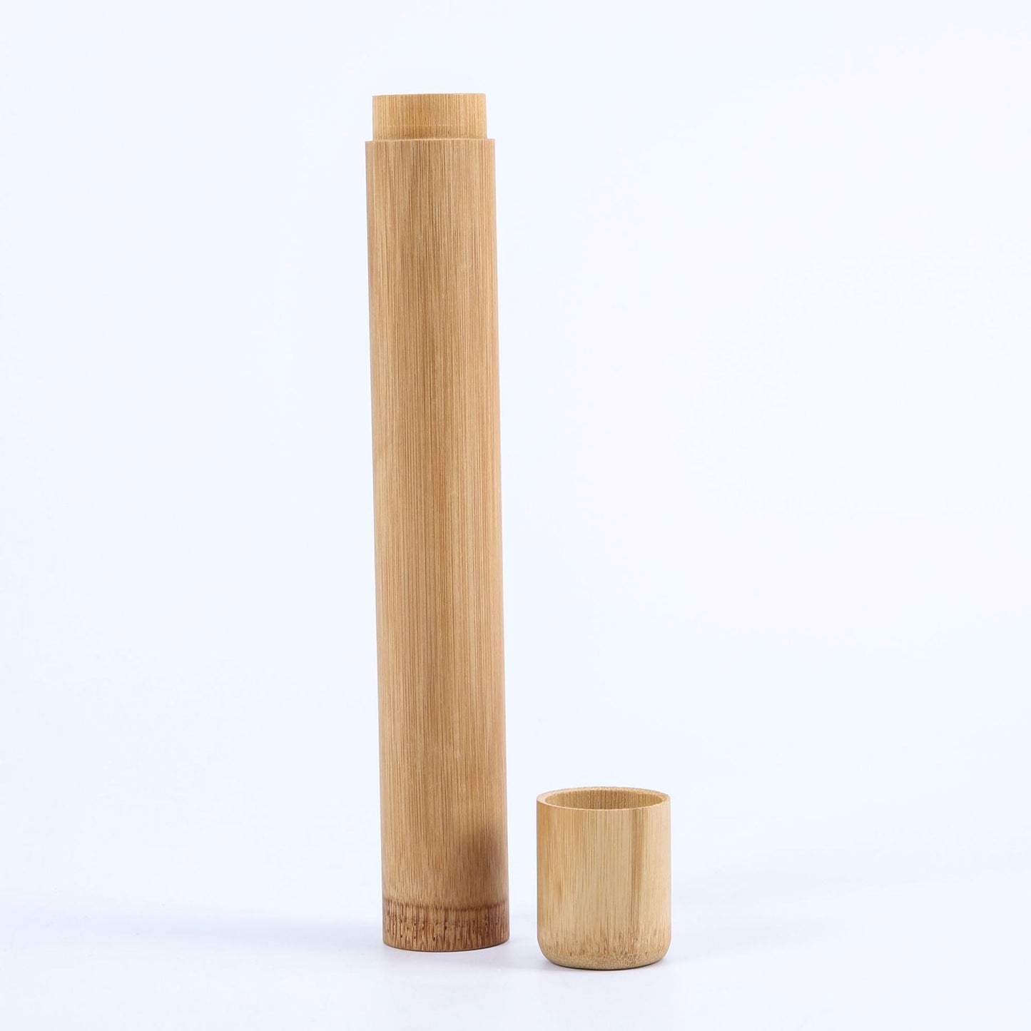 Eco-Friendly Bamboo Toothbrush Holder - Sustainable Travel Case
