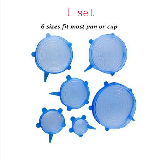 Eco-Friendly Silicone Stretch Lids - Reusable Food Storage Solution