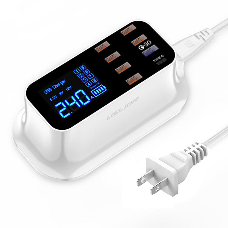 Compact Multi-Port USB Charging Station for Sustainable Living