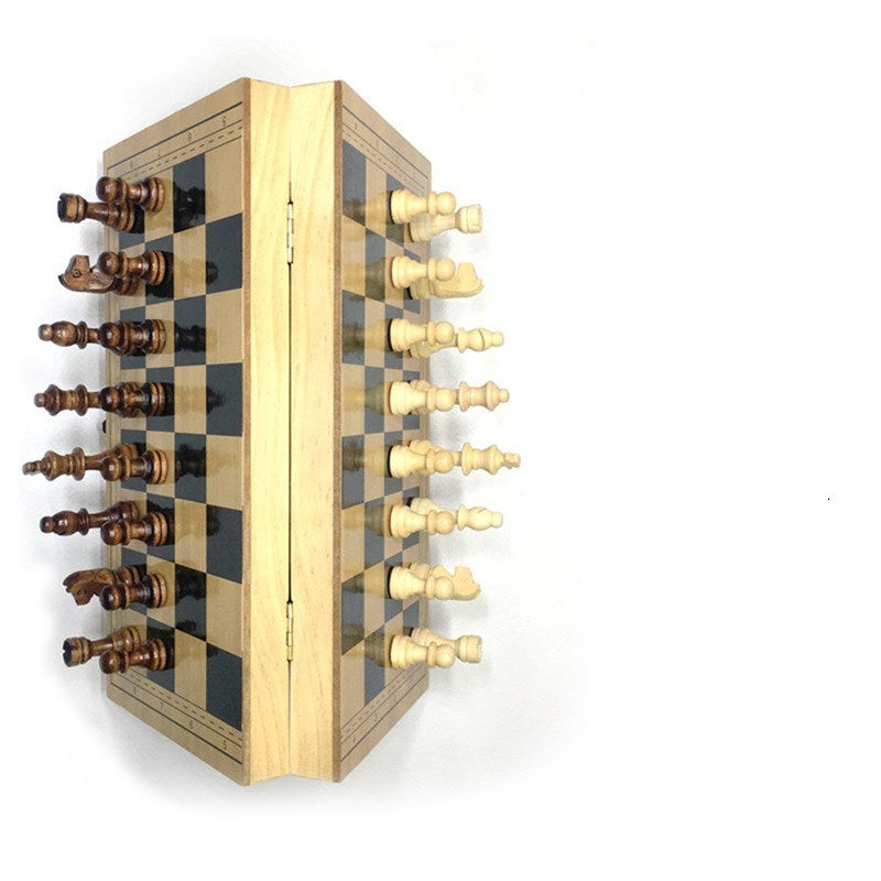 Eco-Friendly Wooden Chess Set - Sustainable Board Game for Mindful Play