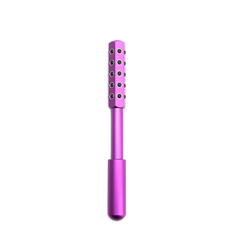 Germanium Beauty Stick Facial Massage Tool - Metallic Pink
