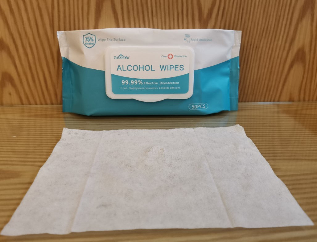 Eco-Friendly Alcohol Wipes - Portable Disinfectant Solution