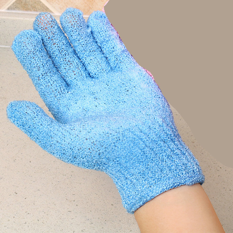 Eco-Friendly Exfoliating Gloves - Reusable Pink & Green Skin Care