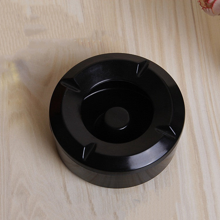 Eco-Friendly Black and White Round Soap Dish - Sustainable Bathroom Accessory