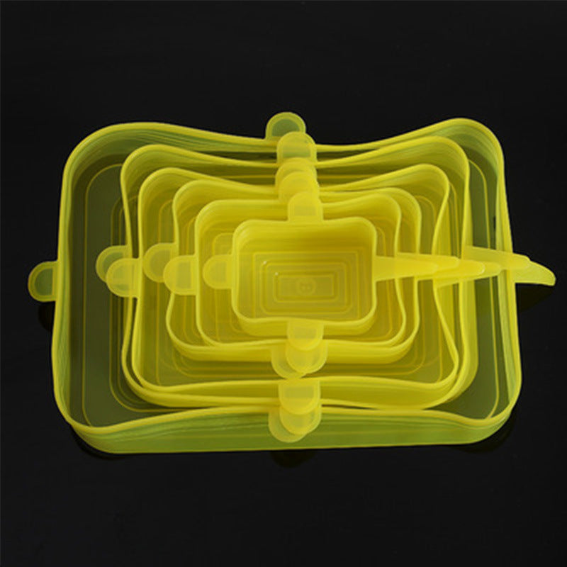 Eco-Friendly Silicone Stretch Lids - Reusable Food Storage Solution