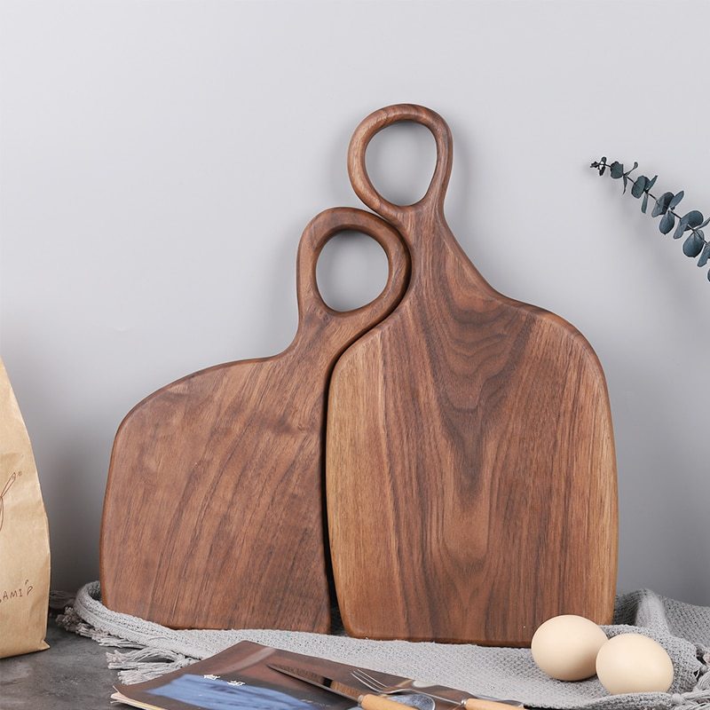 Eco-Friendly Wooden Cutting Boards with Natural Wood Tones
