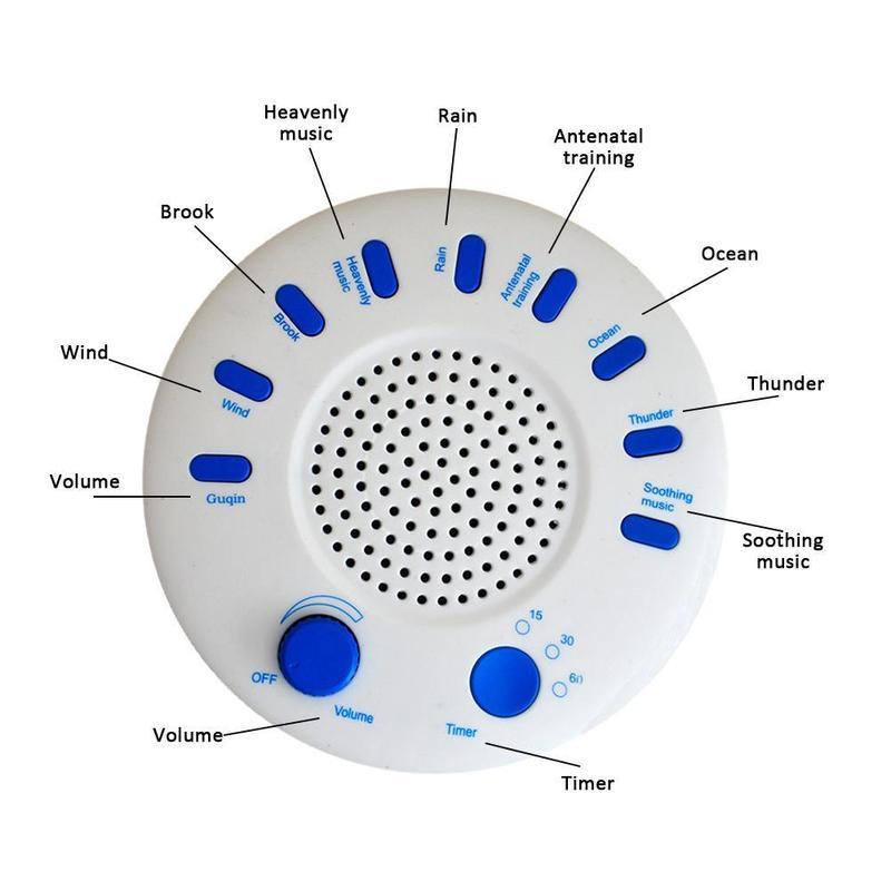 Portable White Noise Machine for Stress Relief and Sleep Improvement