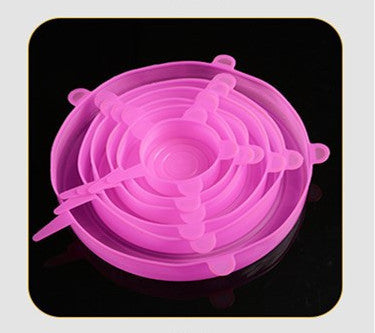 Eco-Friendly Silicone Stretch Lids - Reusable Food Storage Solution