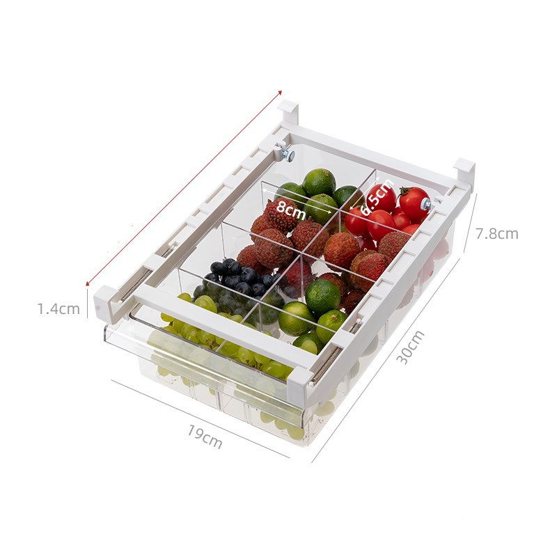 Transparent Egg Storage Tray for Refrigerator Organization