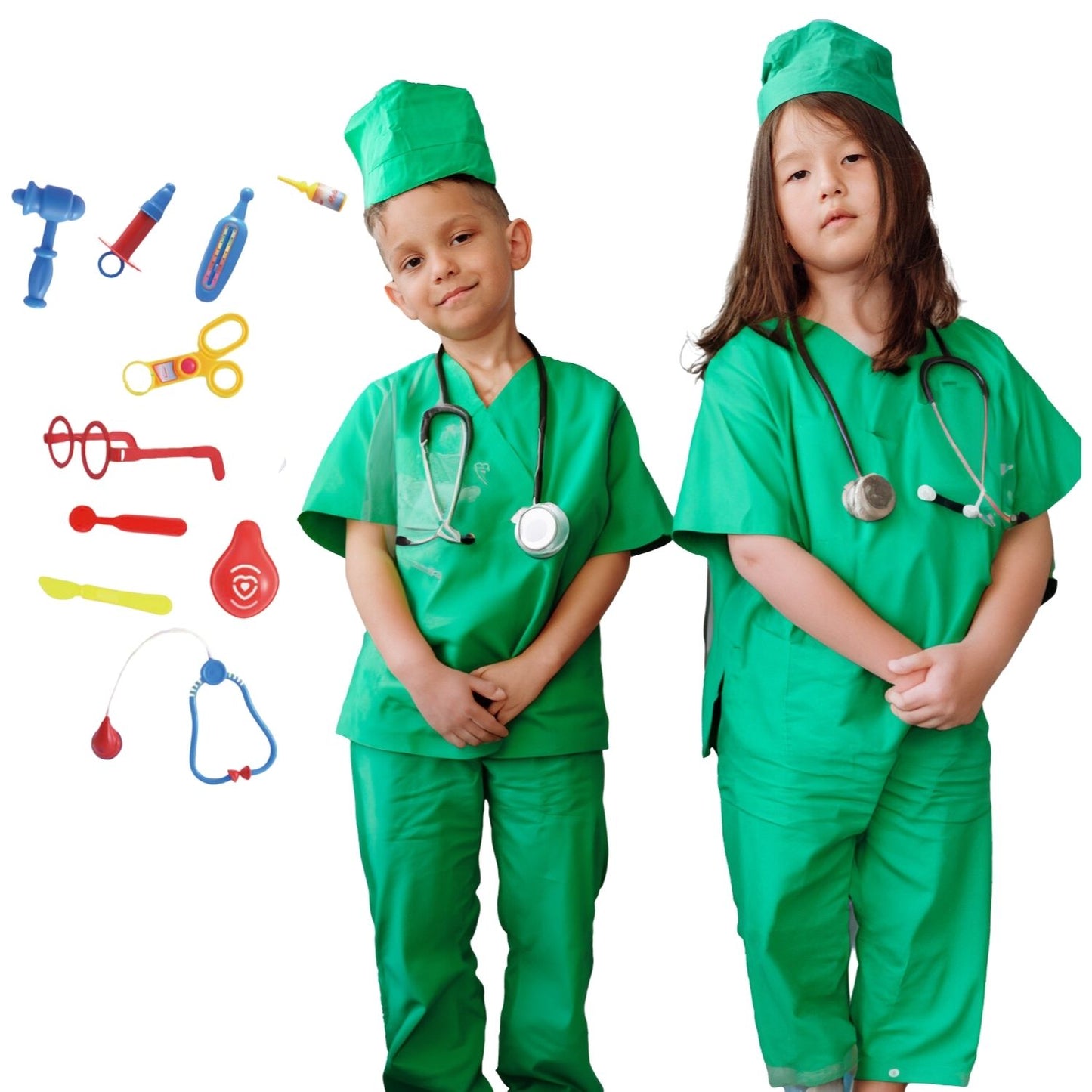 FITTO Kids Doctor Surgeon Costume