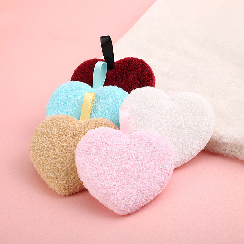 Eco-Friendly Heart-Shaped Bath Sponges - Reusable & Biodegradable
