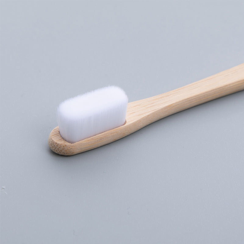 Eco-Friendly Bamboo Toothbrush with Natural Bristles