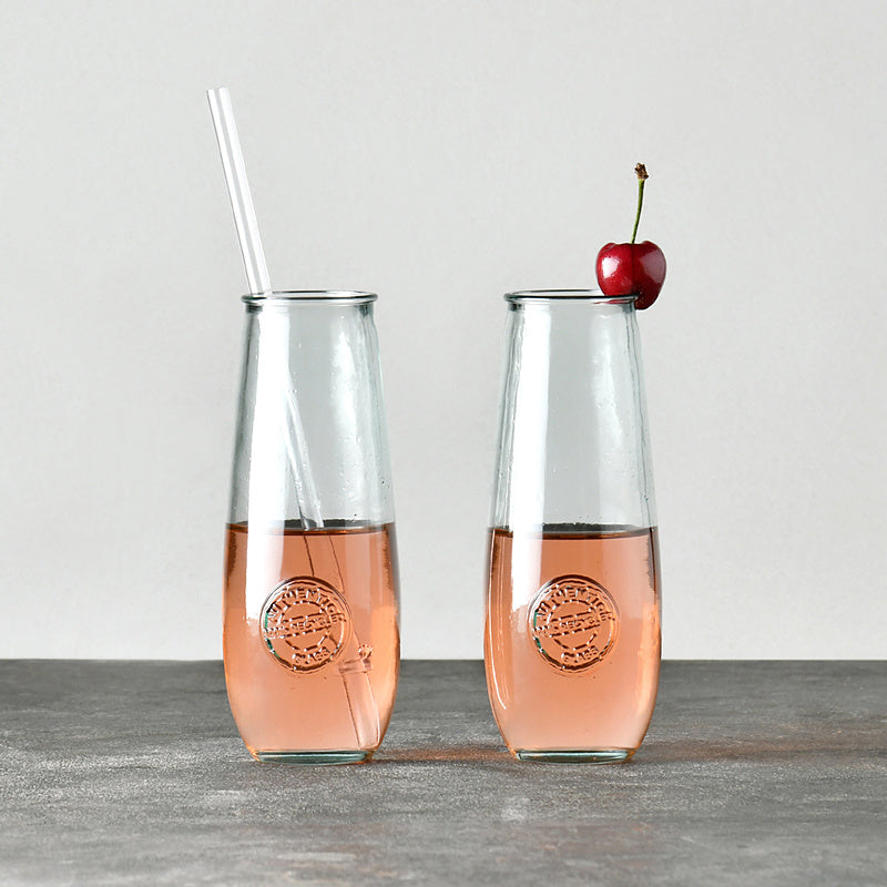 Eco-Friendly Clear Glass Tumblers - Sustainable Drinkware for a Greener Home