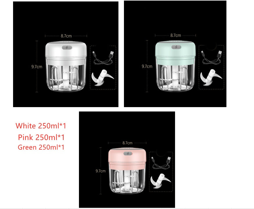 Compact Rechargeable Electric Mini Food Chopper for Effortless Meal Prep