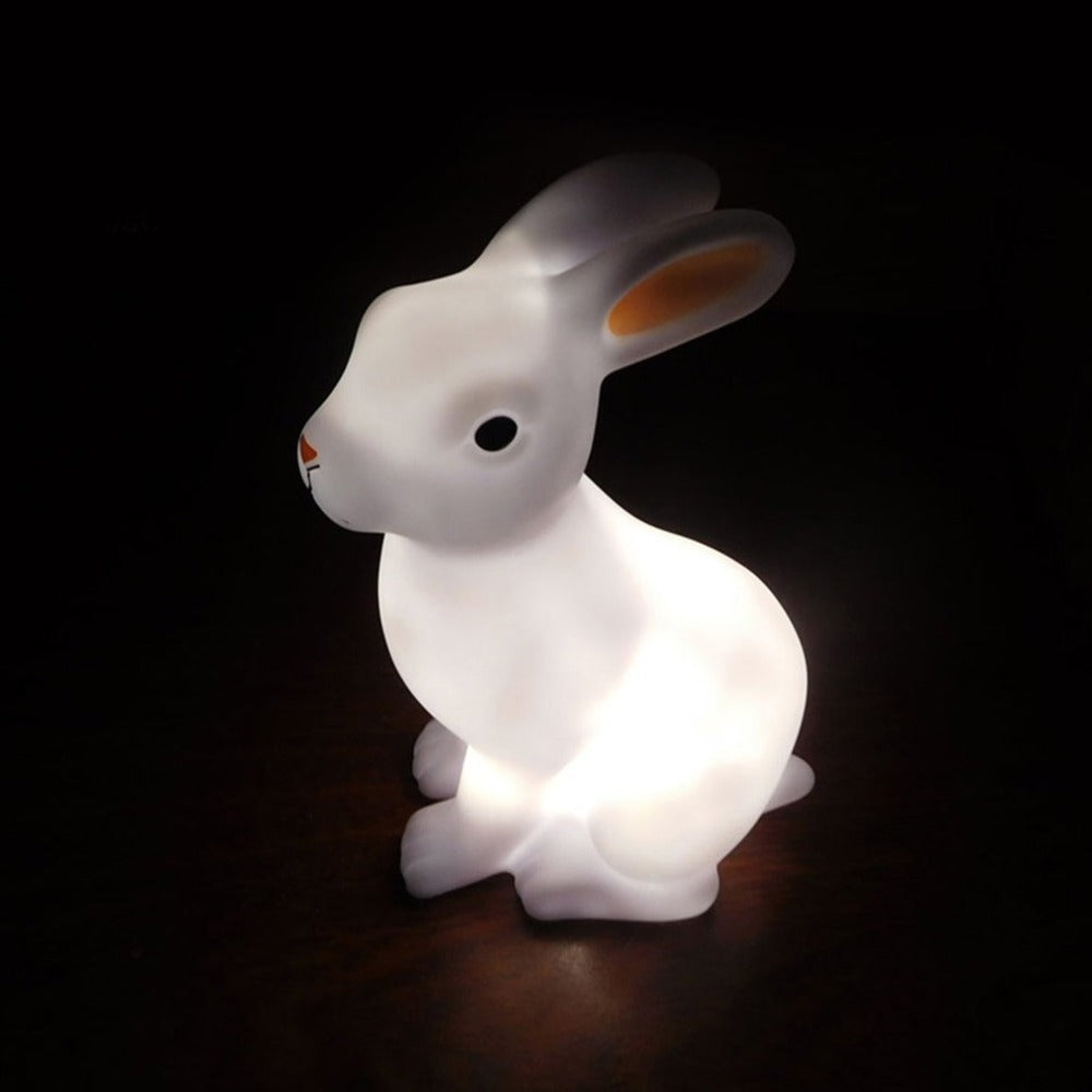 Eco-Friendly Rabbit Night Light - Energy-Efficient LED for Relaxation