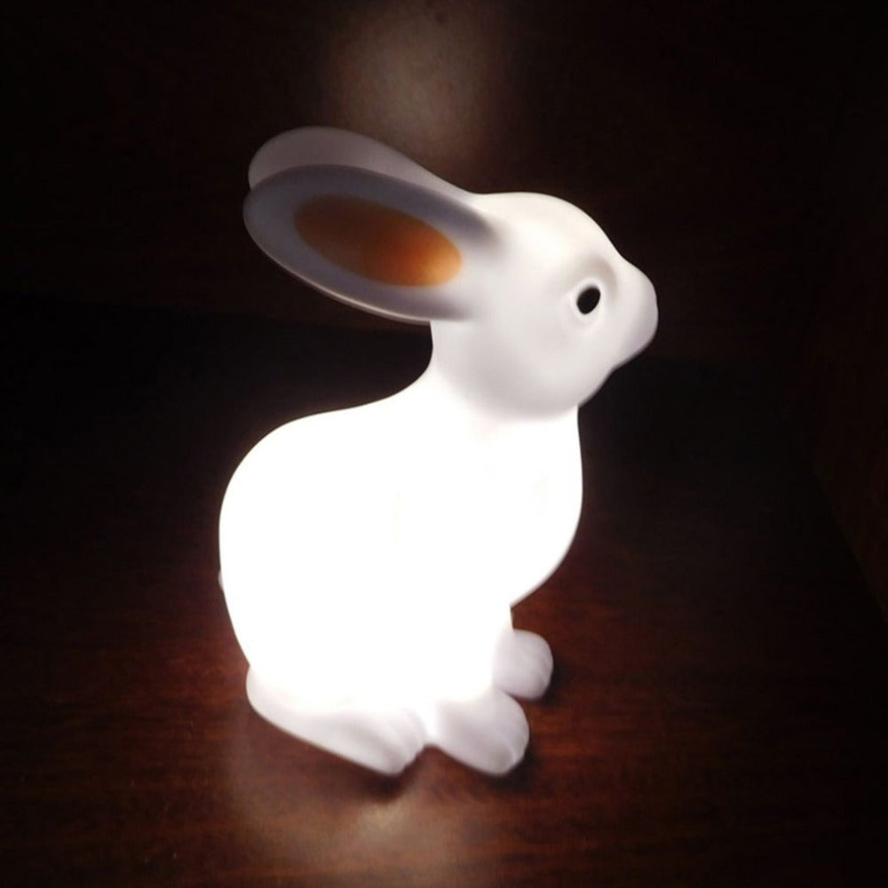 Eco-Friendly Rabbit Night Light - Energy-Efficient LED for Relaxation