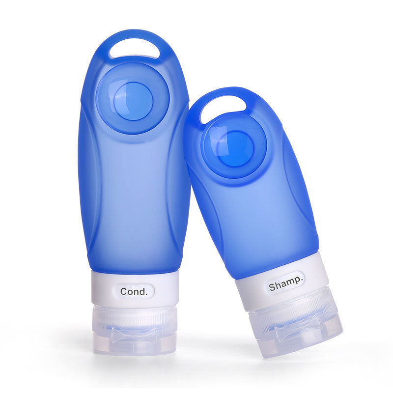 Eco-Friendly Reusable Travel Toiletry Bottles - Silicone, Compact, Sustainable