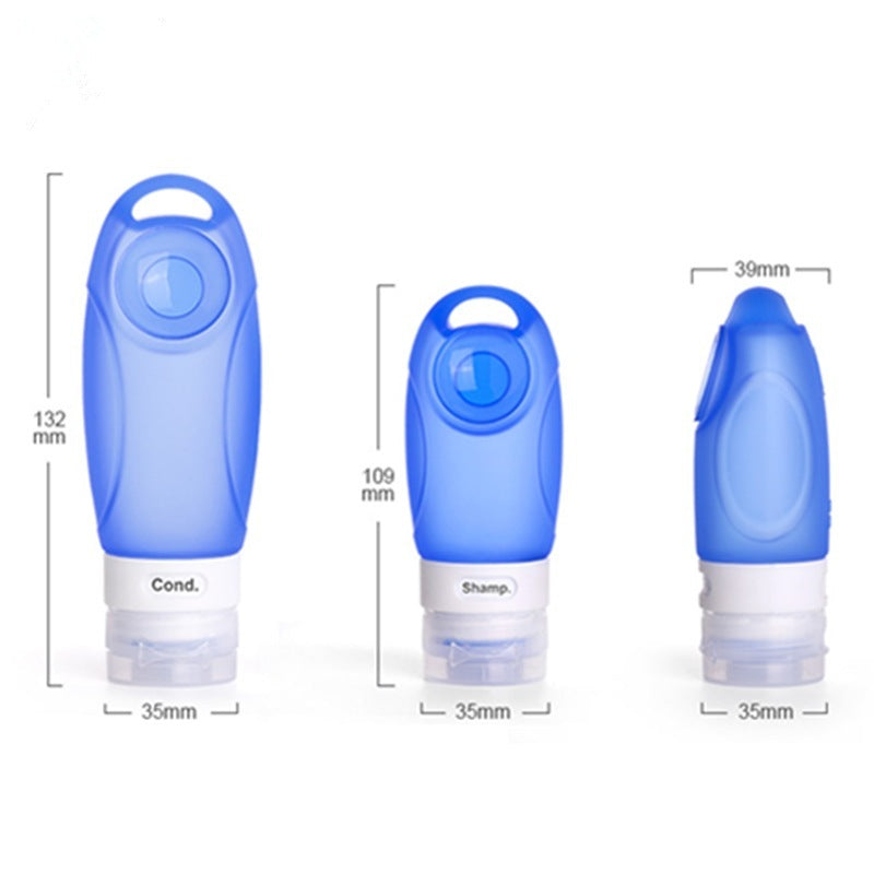 Eco-Friendly Reusable Travel Toiletry Bottles - Silicone, Compact, Sustainable